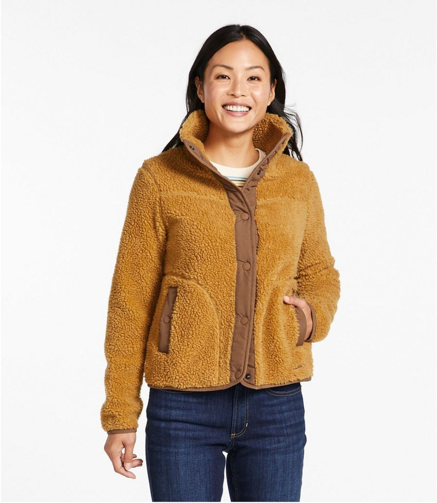 Women's Bean's Sherpa Fleece Jacket