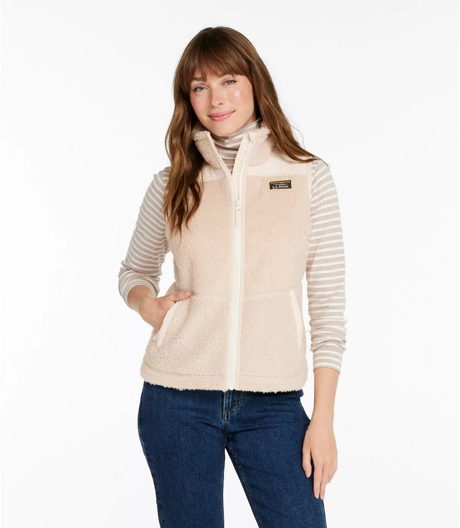 LLBean Women's Sherpa Fleece Vest