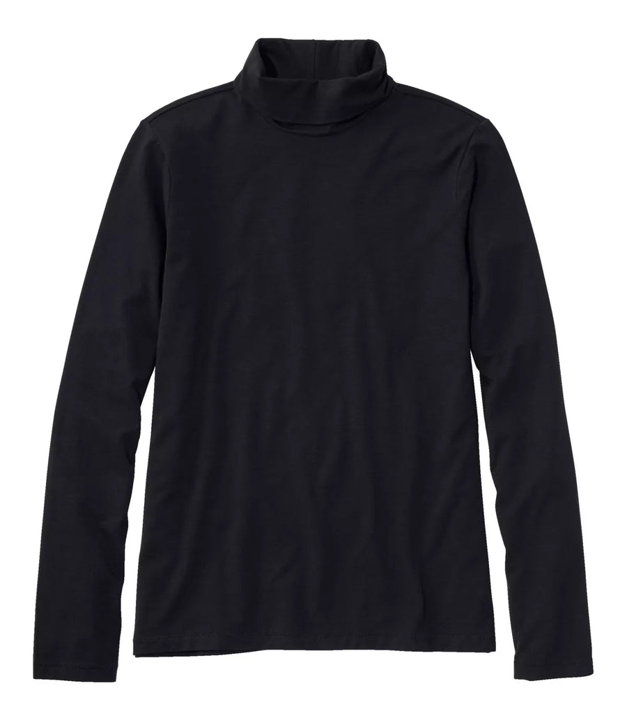 LLBean Women's Soft Stretch Supima-Blend Turtleneck