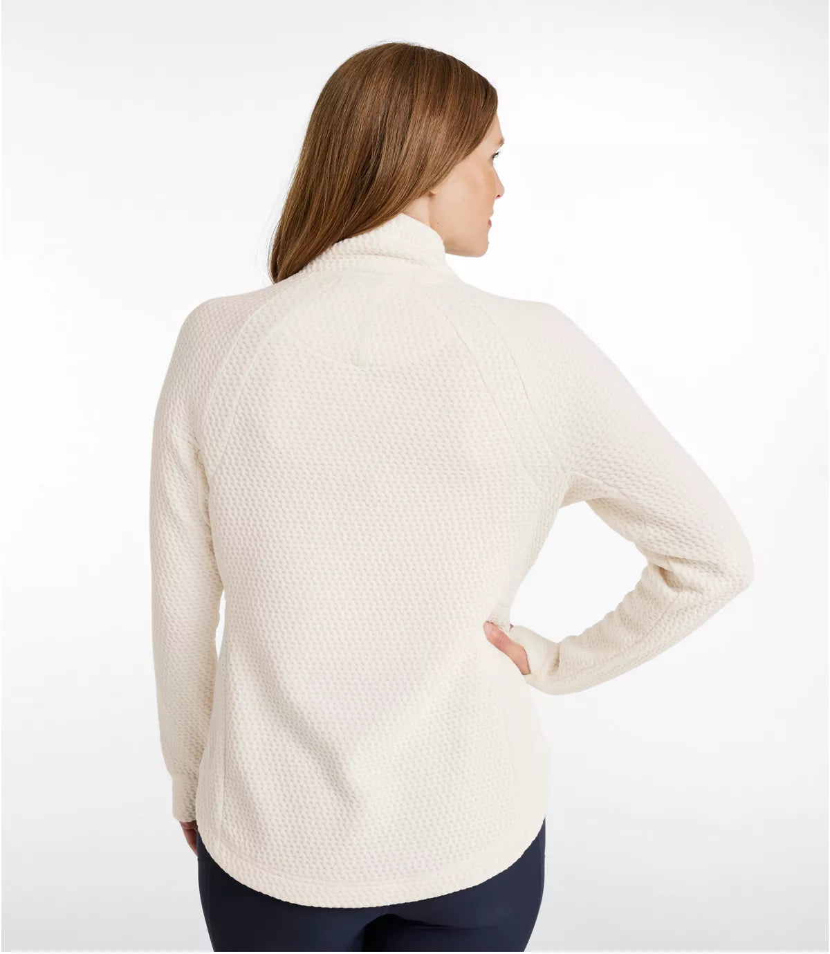 LLBean Women's Ridgeknit Crossneck Pullover