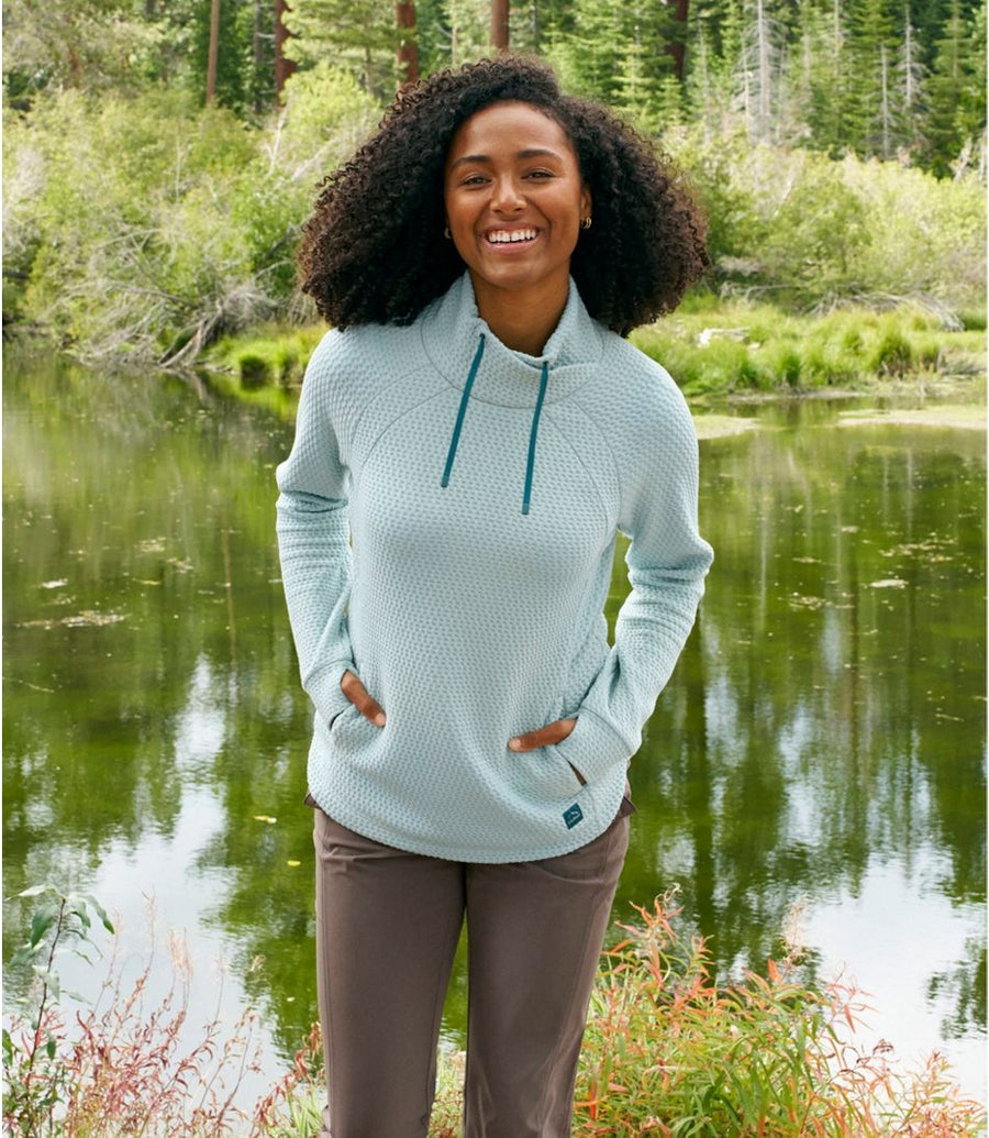 Women's Ridgeknit Crossneck Pullover