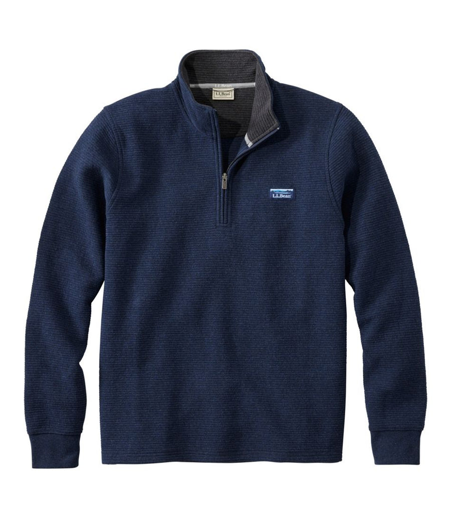 Men's Lakewashed Double-Knit Quarter-Zip Pullover