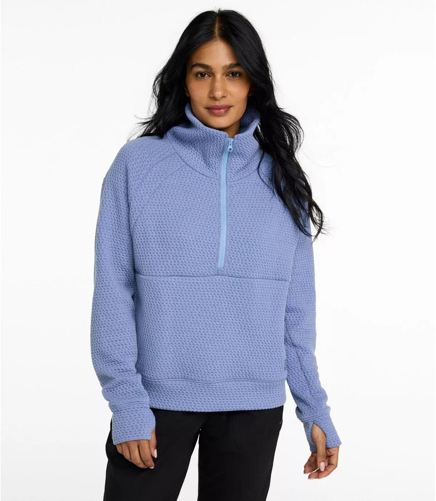 LLBean Women's Ridgeknit 1/2 Zip Pullover