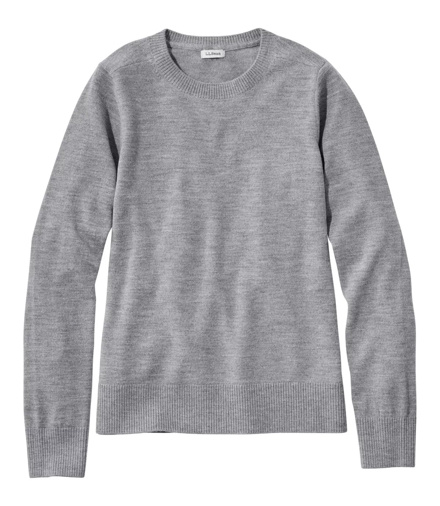LLBean Women's Essential Merino Wool Crewneck Sweater