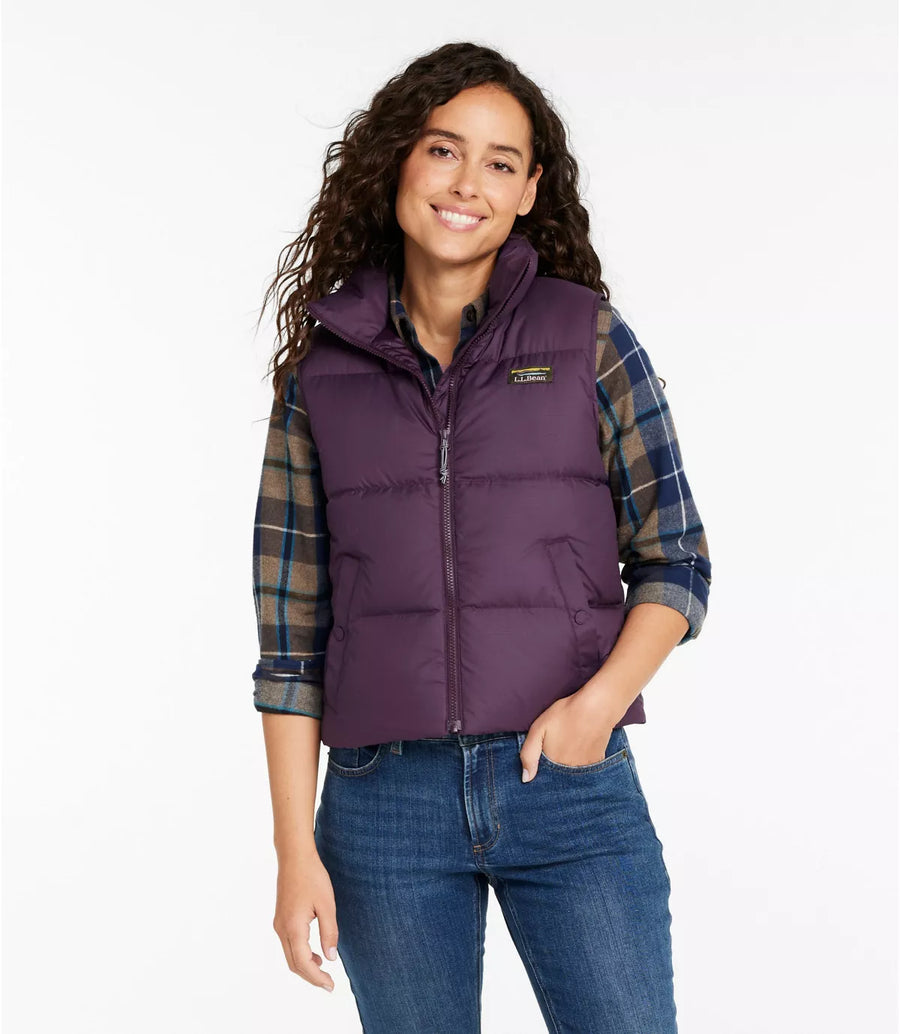 LLBean Women's Mountain Classic Down Cropped Vest