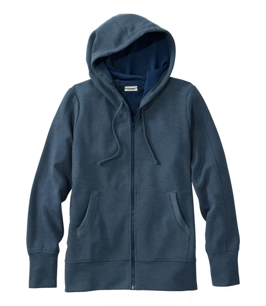 L.L.Bean Women's Mountainside Micro Waffle Full-Zip Jacket
