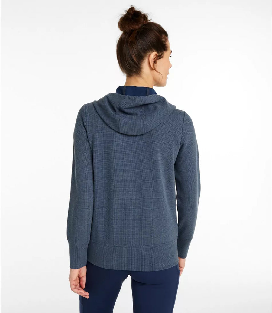L.L.Bean Women's Mountainside Micro Waffle Full-Zip Jacket