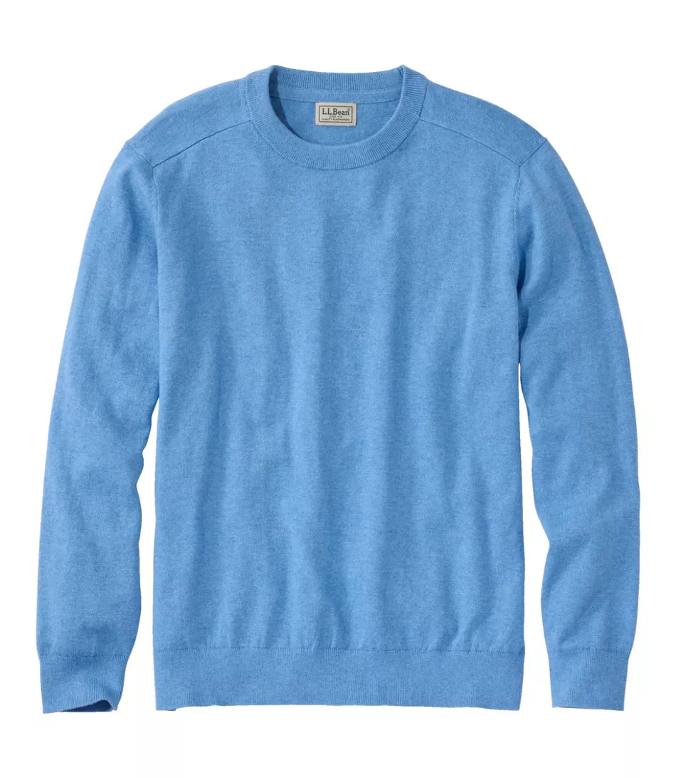 L.L.Bean Men's All Seasons Cotton Blend Crewneck Sweater