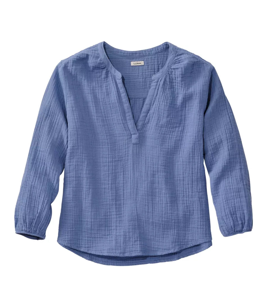 L.L.Bean Women's Cloud Gauze Popover Shirt