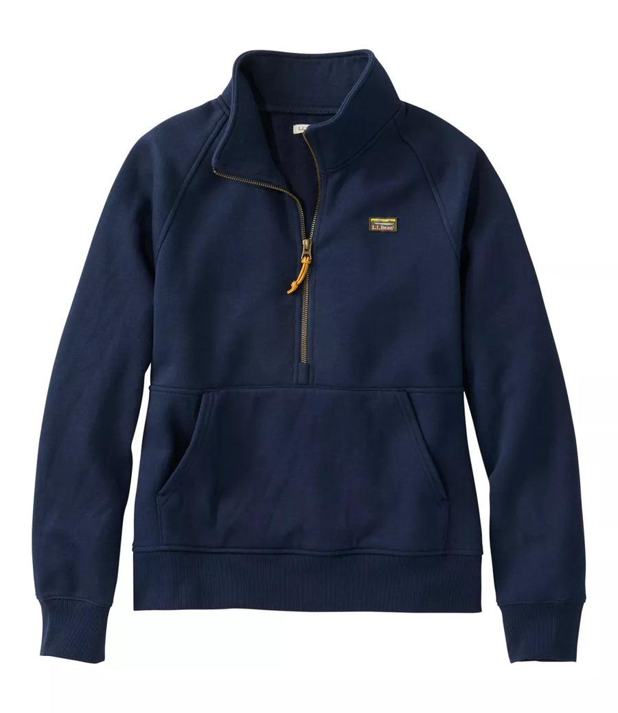 LLBean Women's Mountain Classic 1/2 Zip Sweatshirt