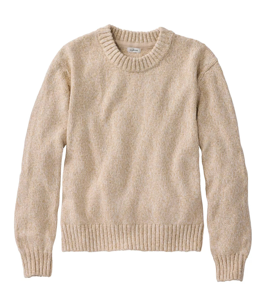 LLBean Women's Cotton Ragg Relaxed Crewneck Sweater