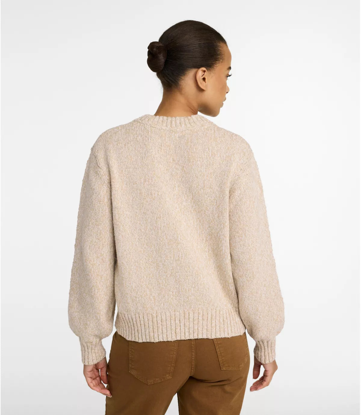 LLBean Women's Cotton Ragg Relaxed Crewneck Sweater