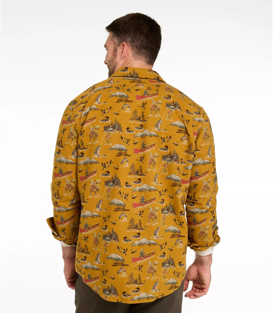 LLBean Men's 1933 Chamois Cloth Print Shirt Slim Fit
