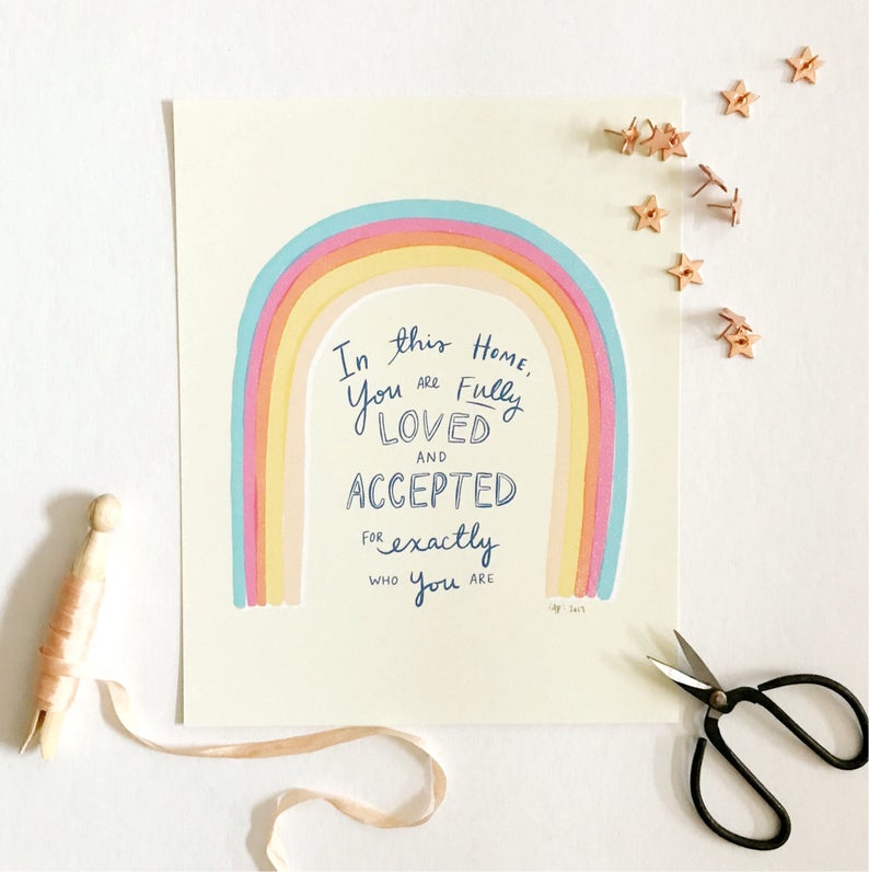 Loved Art Print 8x10