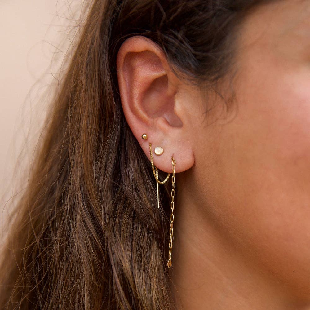 Token Moonstone Studs