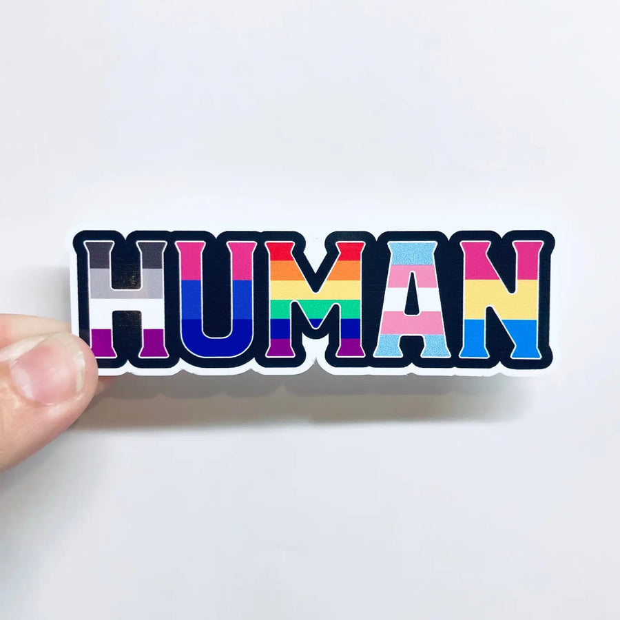 Anthem Sticker Company Human Identity Flags Sticker