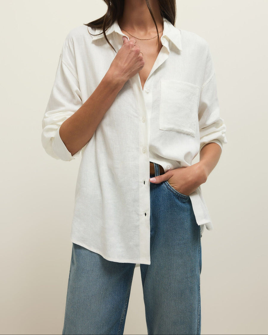 Alfie Linen Button Up