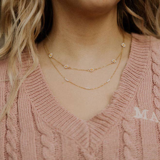 Mauve Jewelry Laguna Pearl Necklace