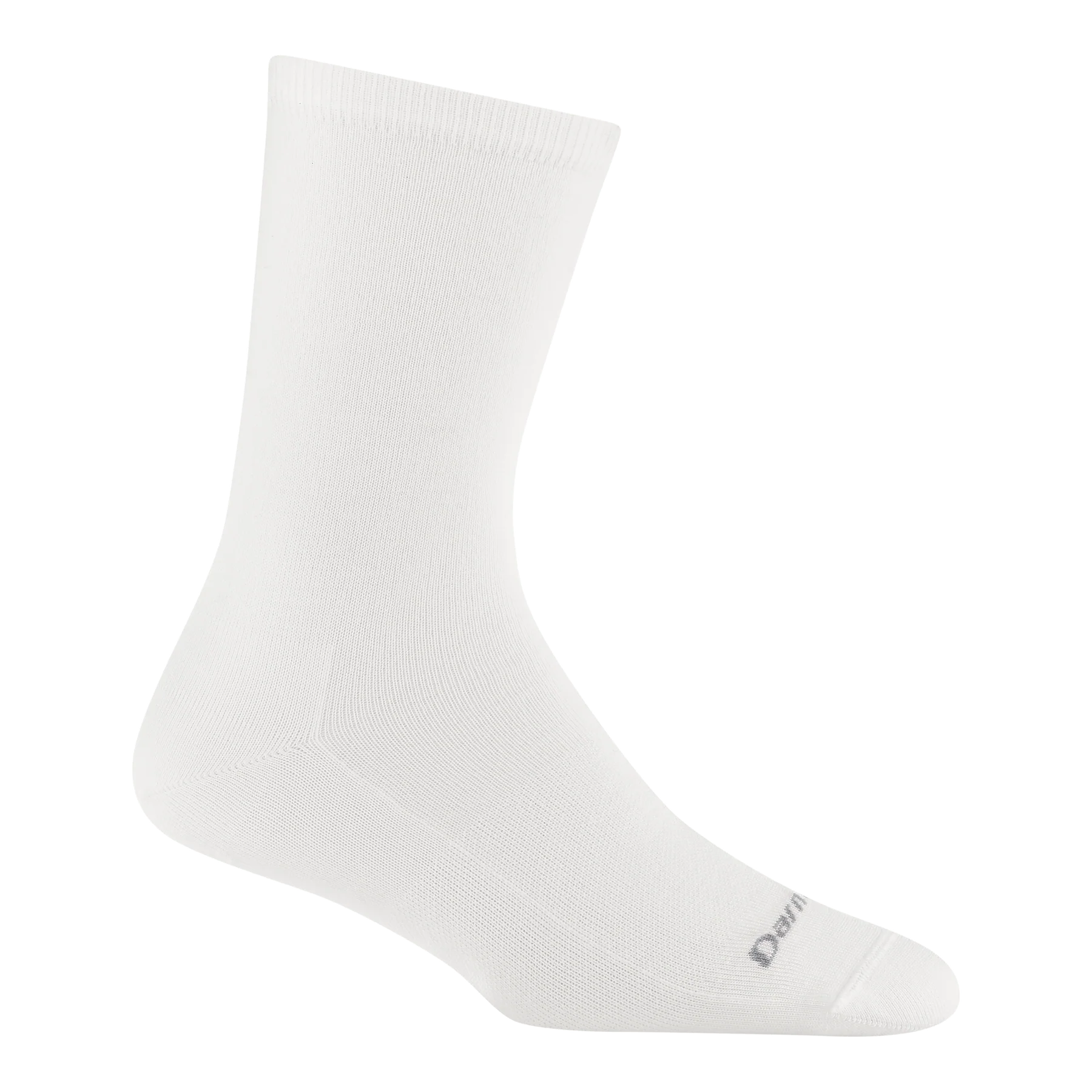 White sock on a white background