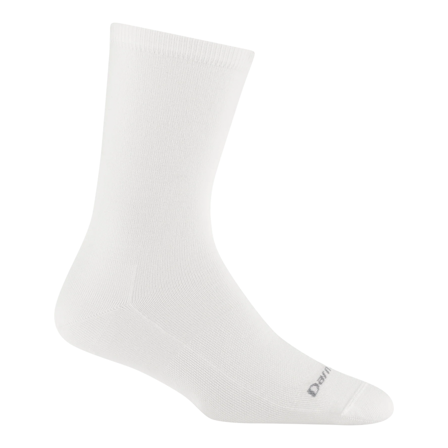 White sock on a white background
