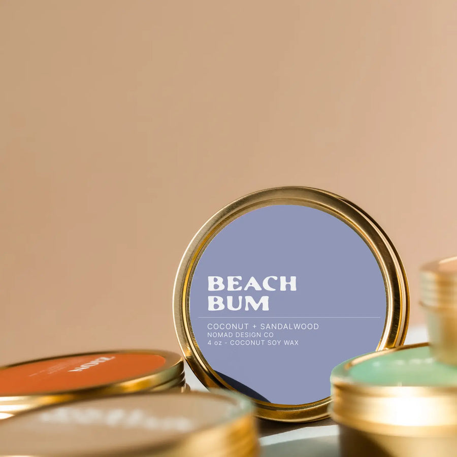 Nomad Beach Bum Travel Tin Candle