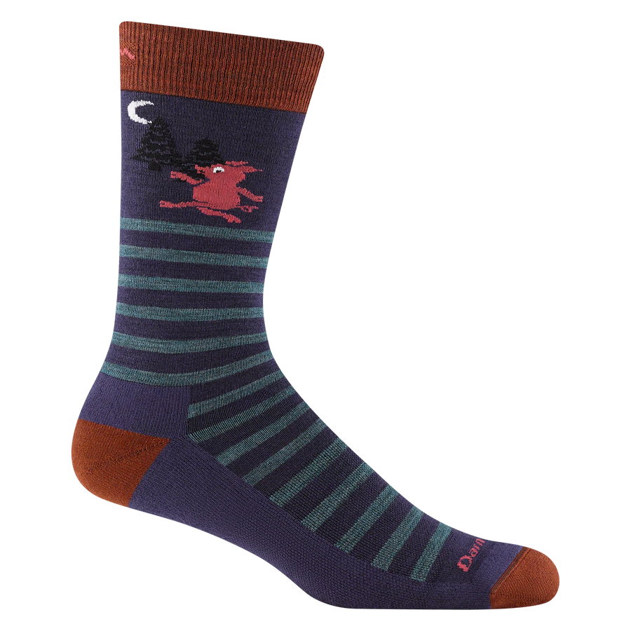 Darn Tough Men's Wild Life Crew Lightweight Lifestyle Sock