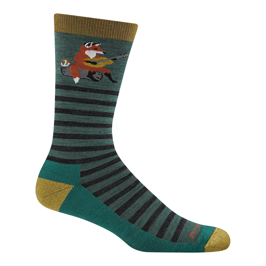 Darn Tough Men's Wild Life Crew Lightweight Lifestyle Socks