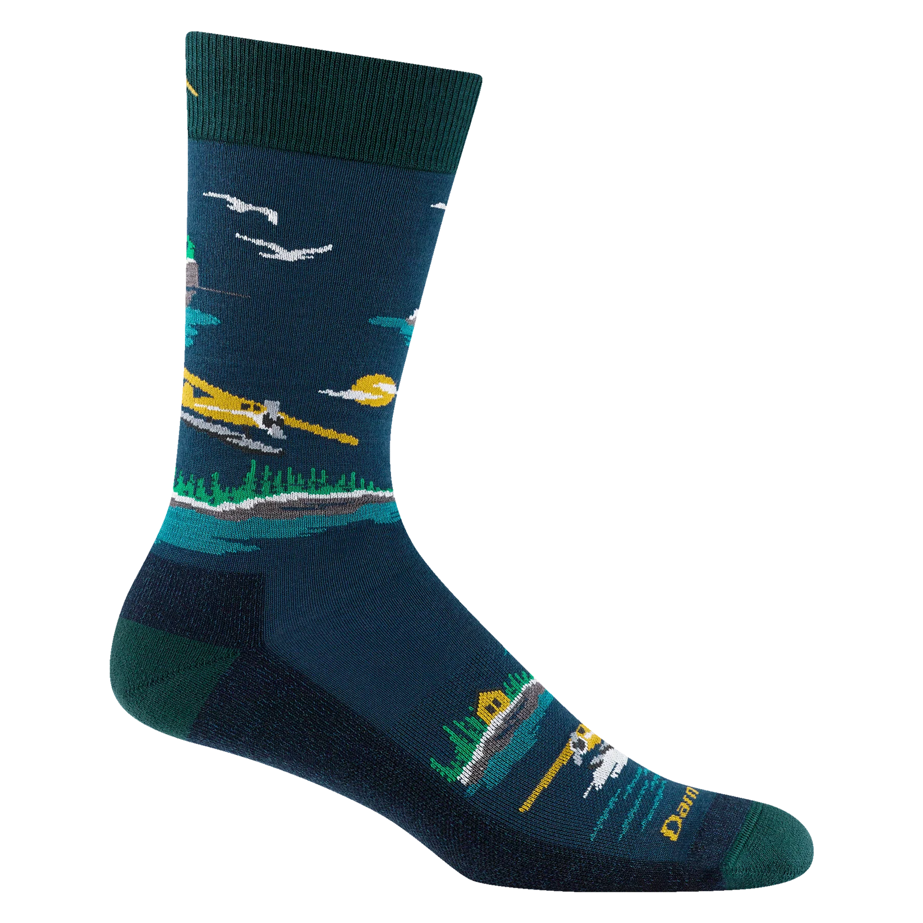 Darn Tough Men's Float Boat Crew Lightweight Lifestyle Sock