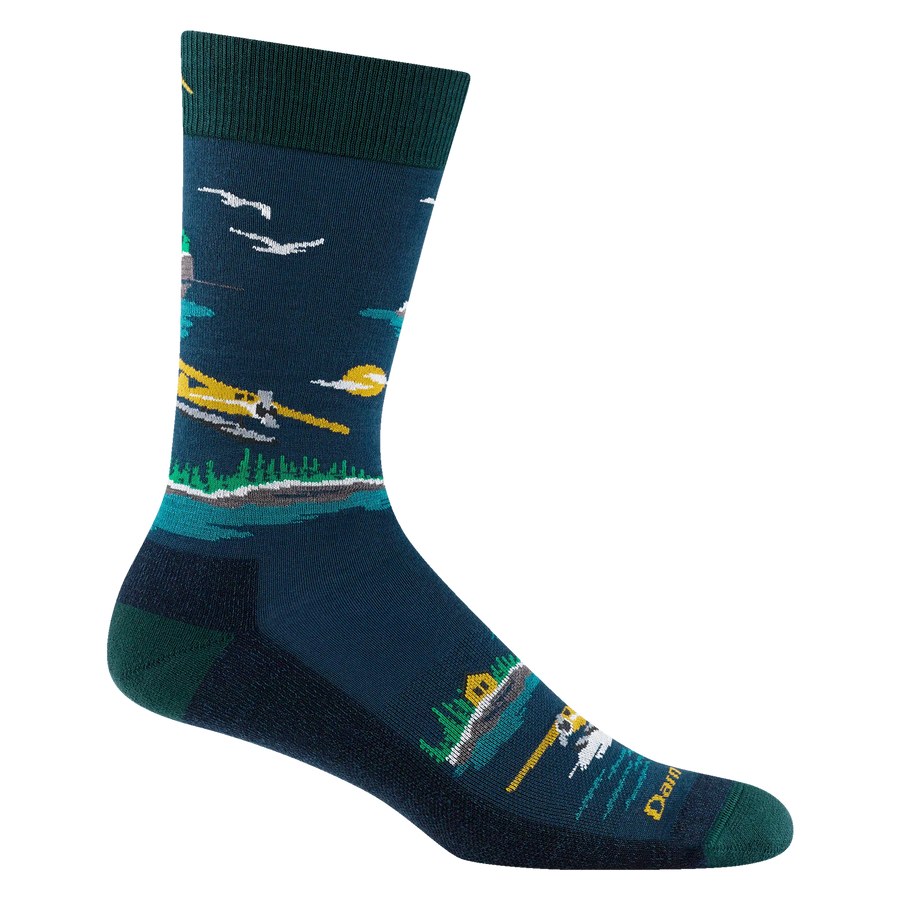 Darn Tough Men's Float Boat Crew Lightweight Lifestyle Sock