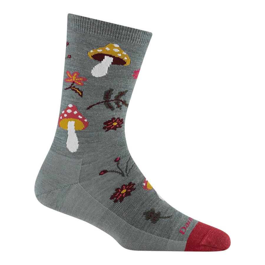 Women's Shroom Bloom Crew Lightweight Lifestyle Socks