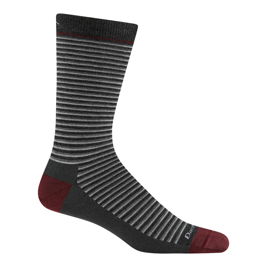 Darn Tough Men's Microstripe Crew Lightweight Lifestyle Socks
