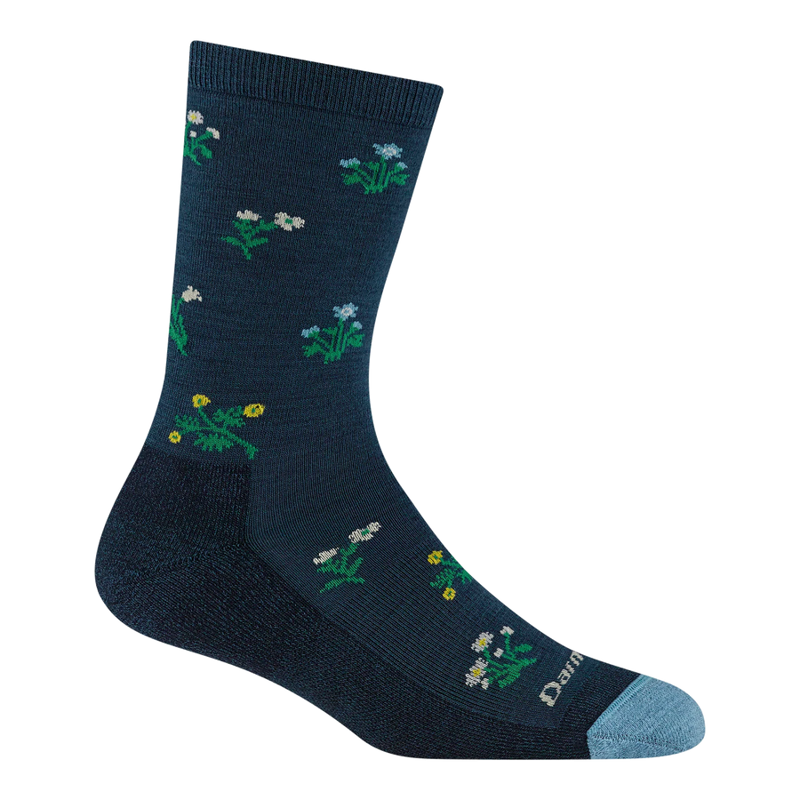 Darn Tough Women's Wildflower Crew Lightweight Lifestyle Socks