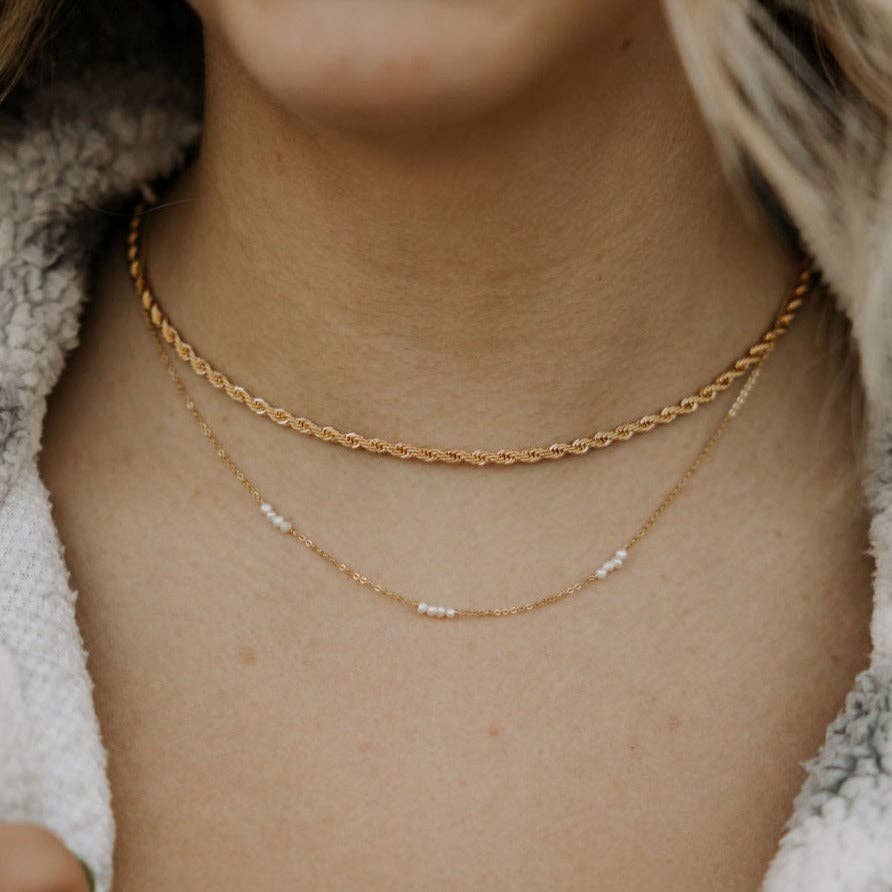 Mauve Jewelry Laguna Pearl Necklace