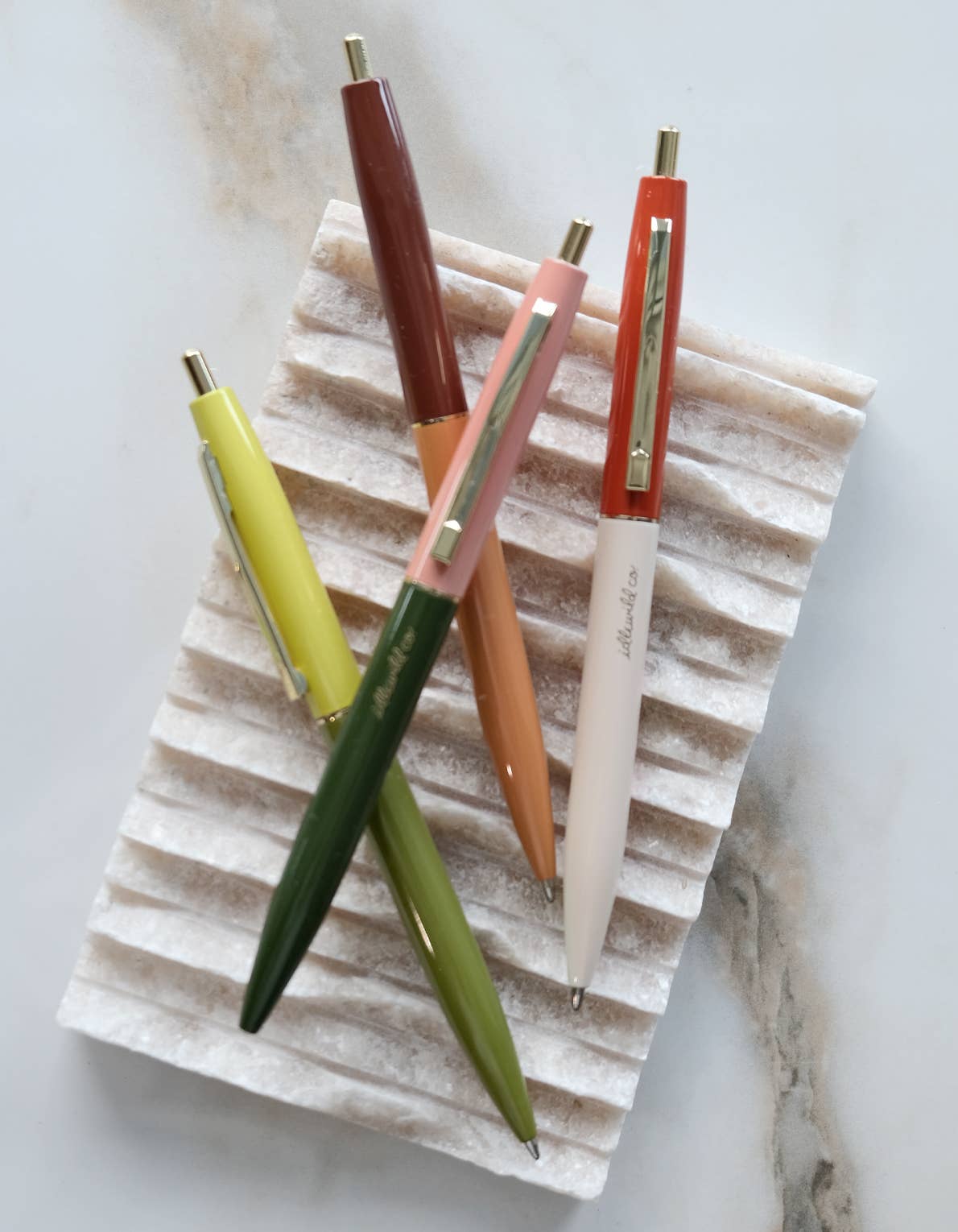 Idlewild Retro Pen Set of Four | Desert Tones