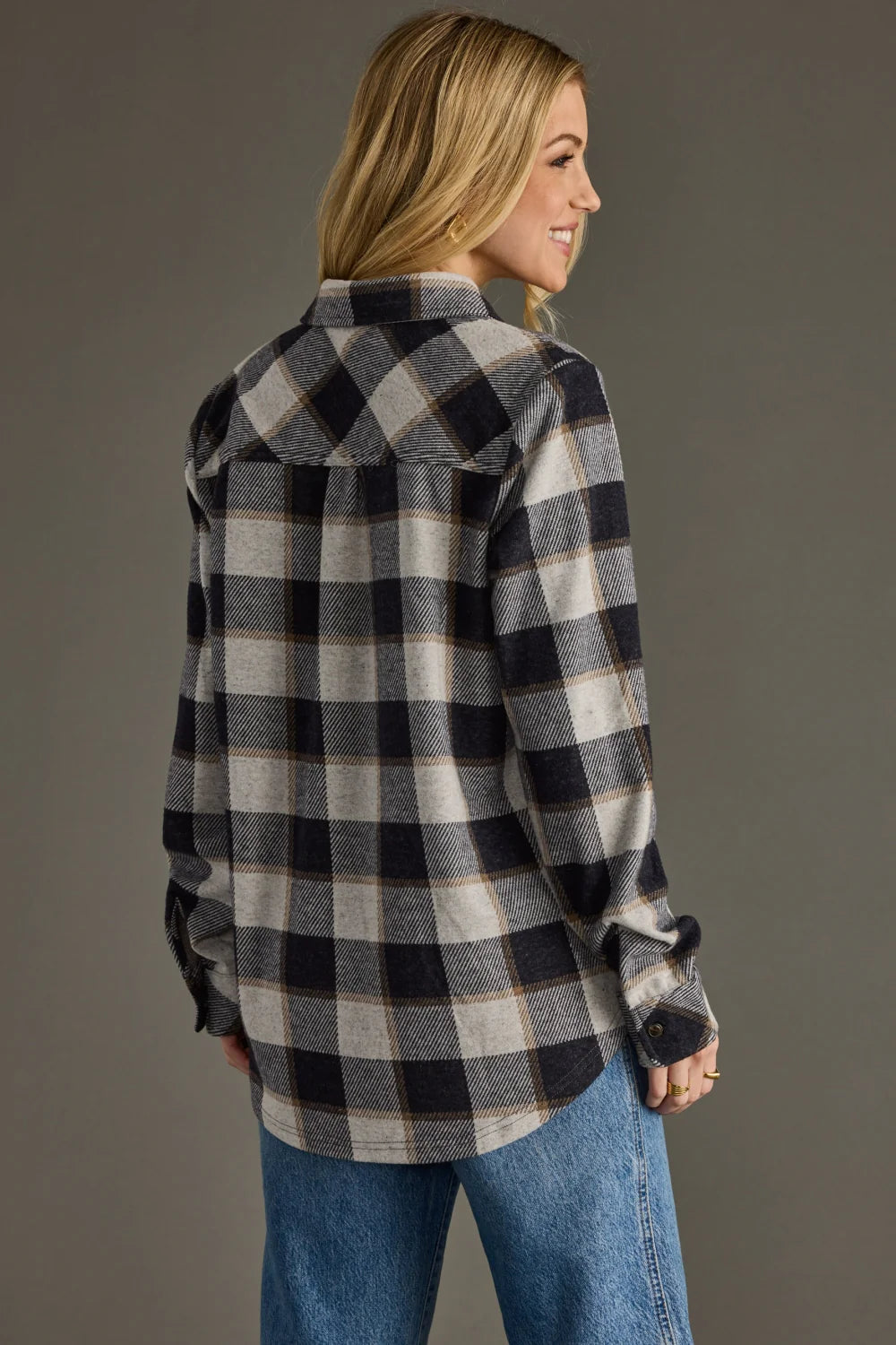 Super Soft Plaid Button Down Shirt