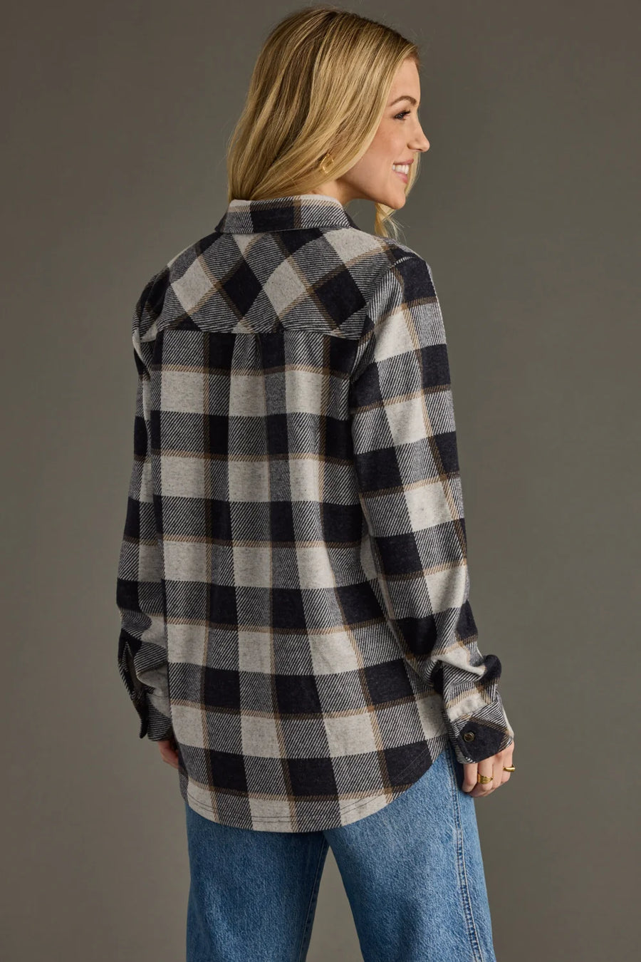 Super Soft Plaid Button Down Shirt