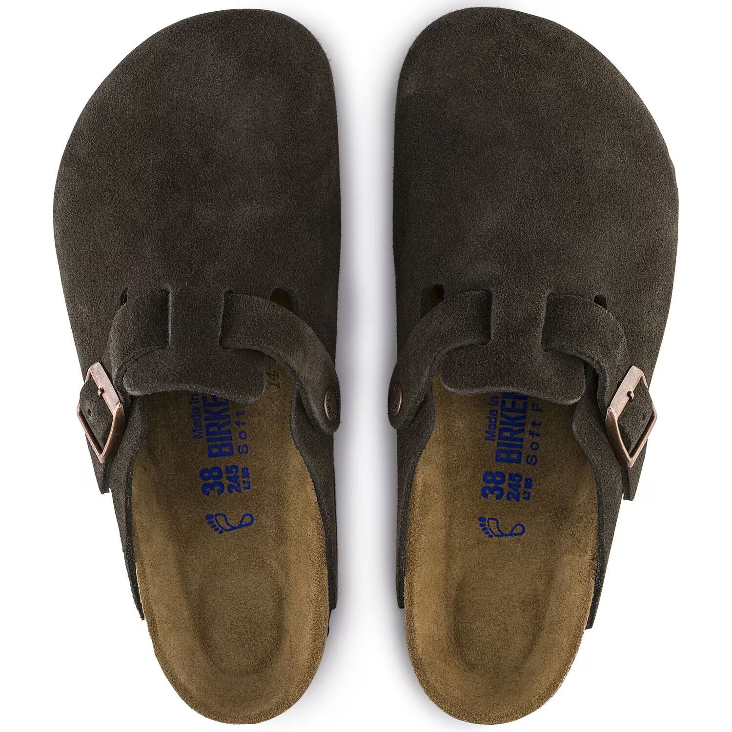 Boston Soft Footbed Suede Leather Narrow