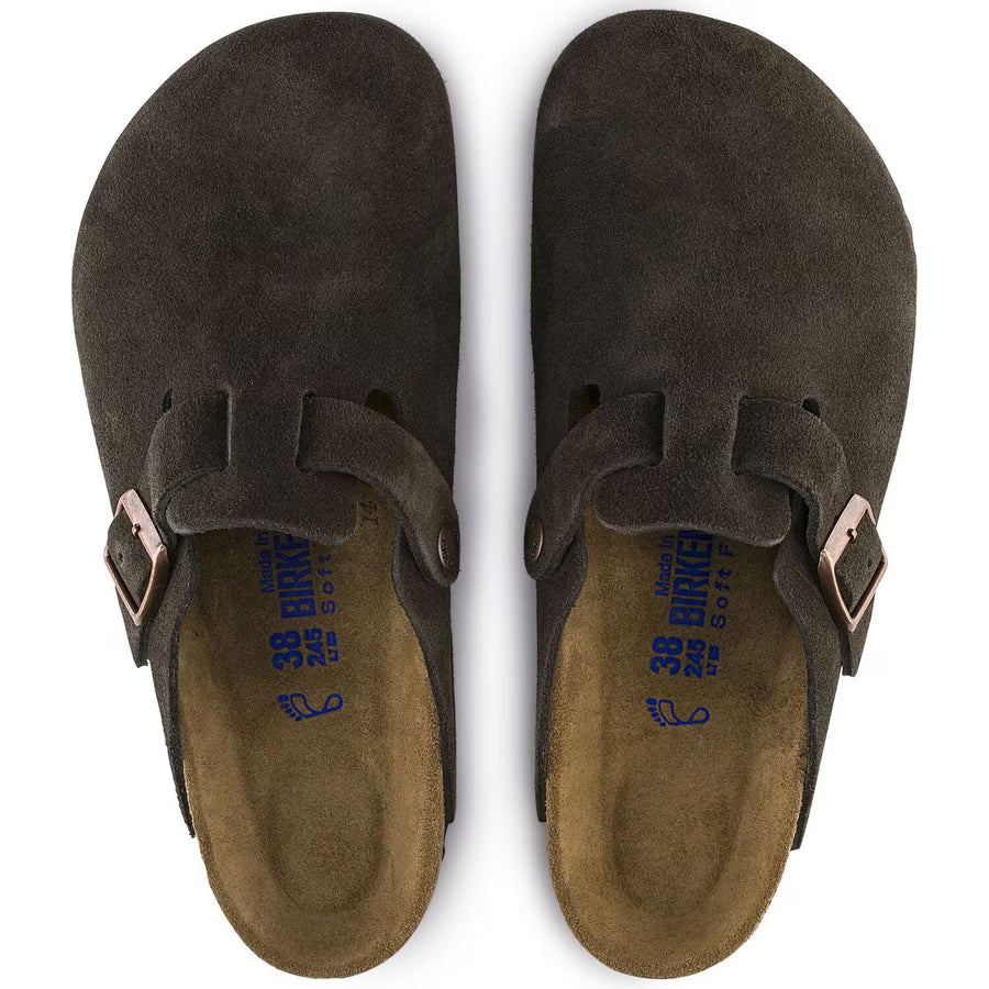 Boston Soft Footbed Suede Leather Narrow