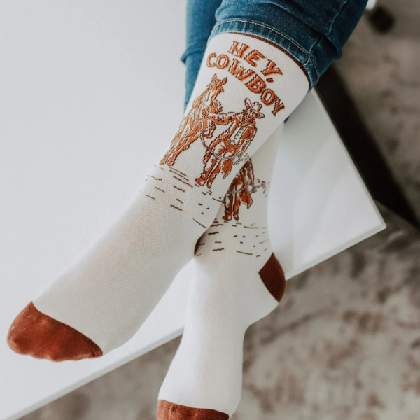 Hey Cowboy Socks