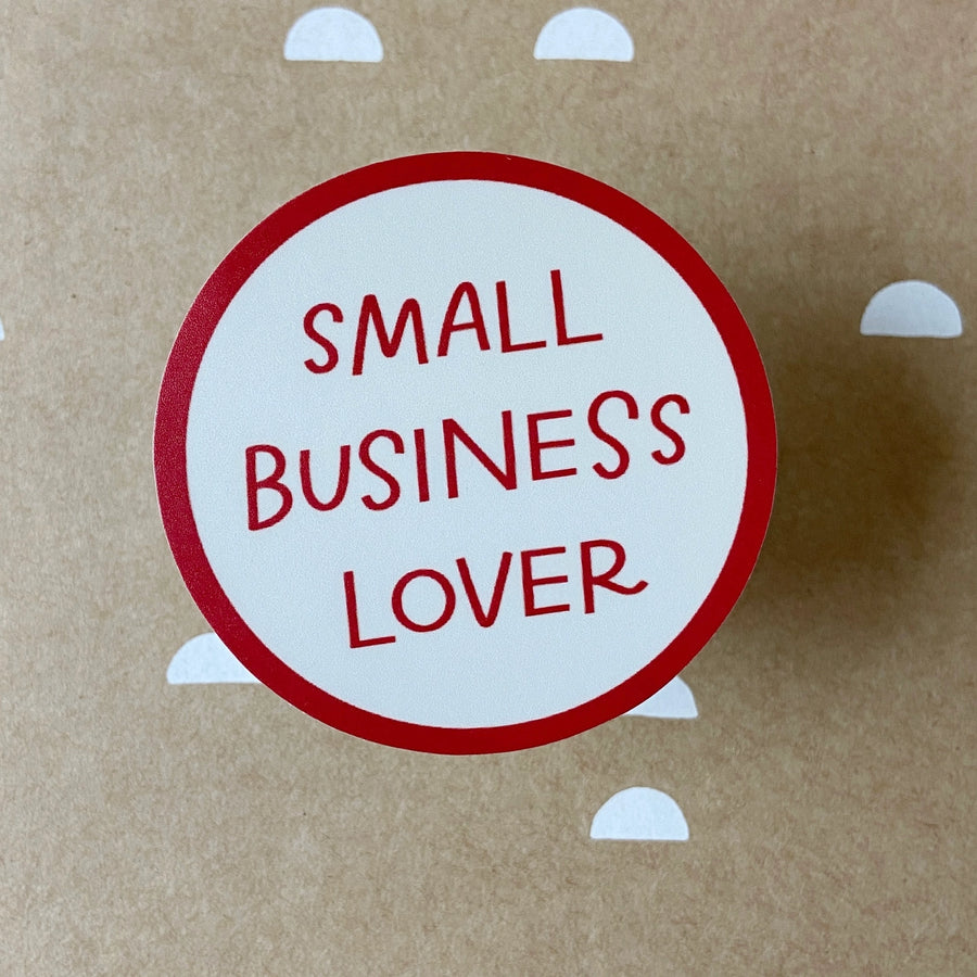 Just Follow Your Art Small Business Lover Sticker