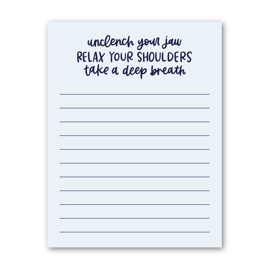 Self Care Reminders Notepad