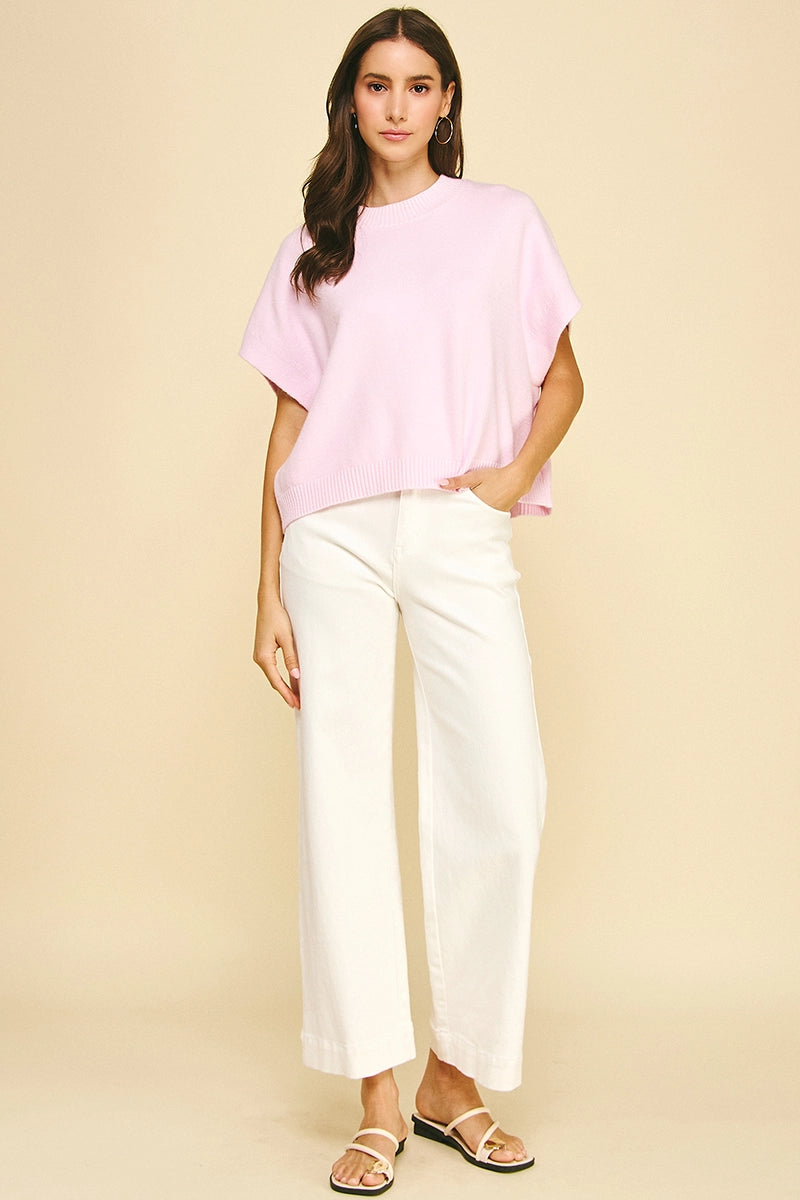Dropped Shoulder Sweater Top