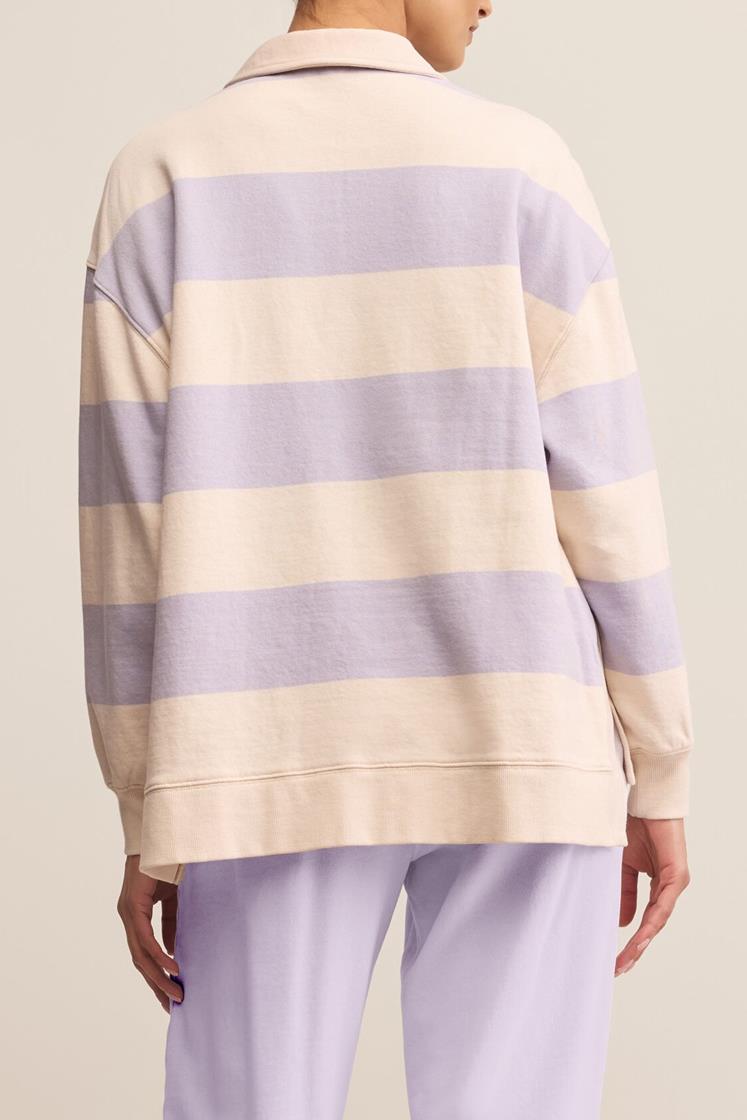 Rugby Brushed Fleece Henley