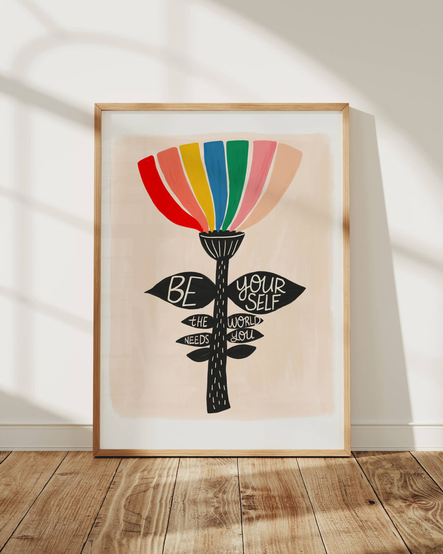 Dream Folk Studio Be Yourself Art Print