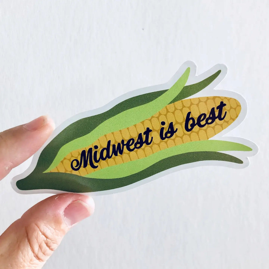 Anthem Sticker Company Midwest is Best Corn Sticker