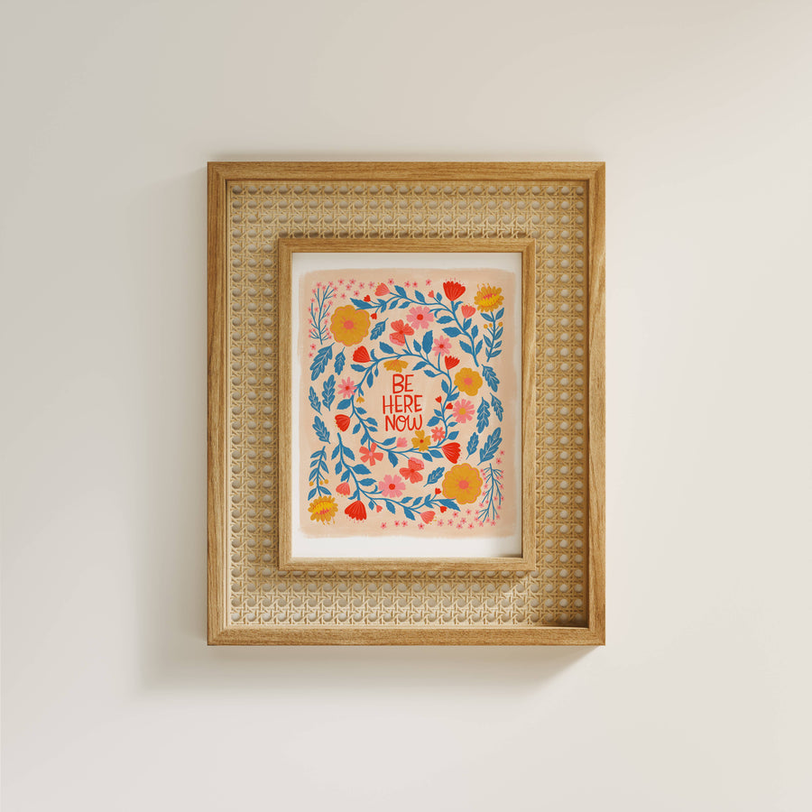 Dream Folk Studio Be Here Now Art Print
