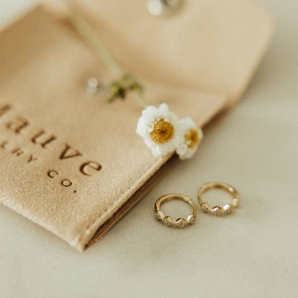 Mauve Jewelry Alice Diamond Hoops