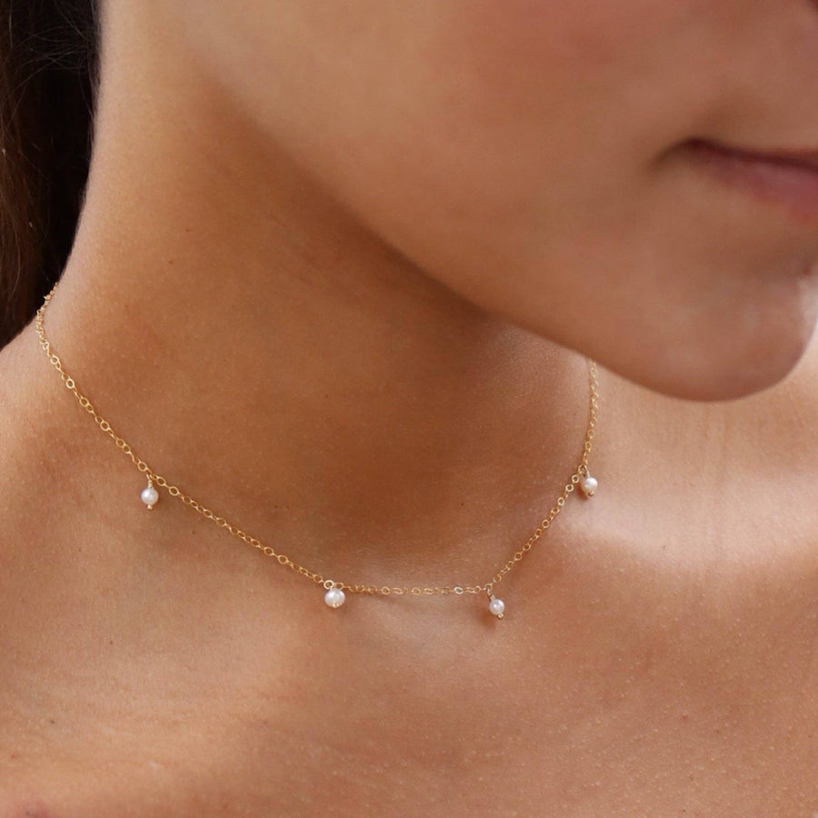 Token Delicate Pearl Necklace