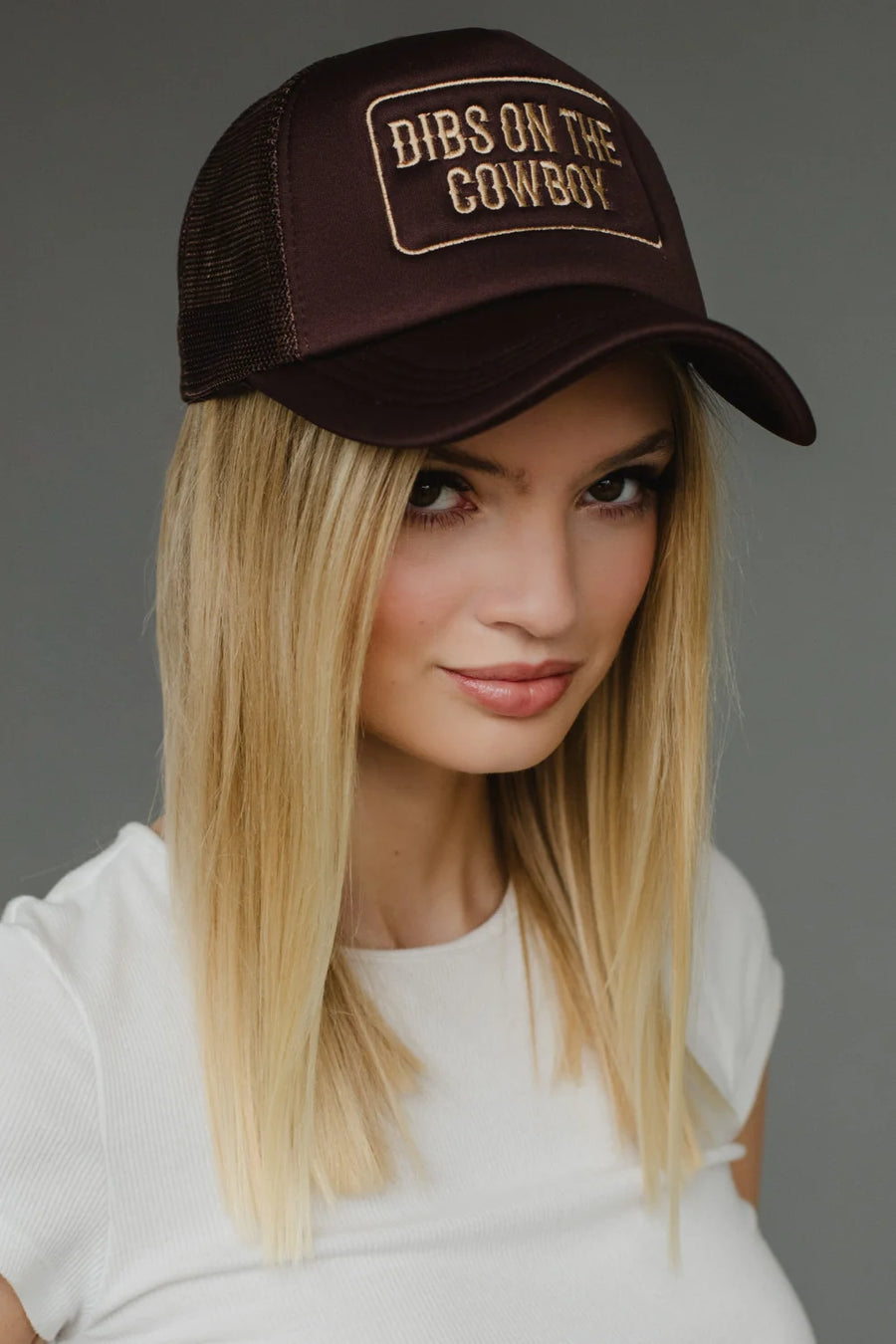 Dibs On The Cowboy Trucker Hat