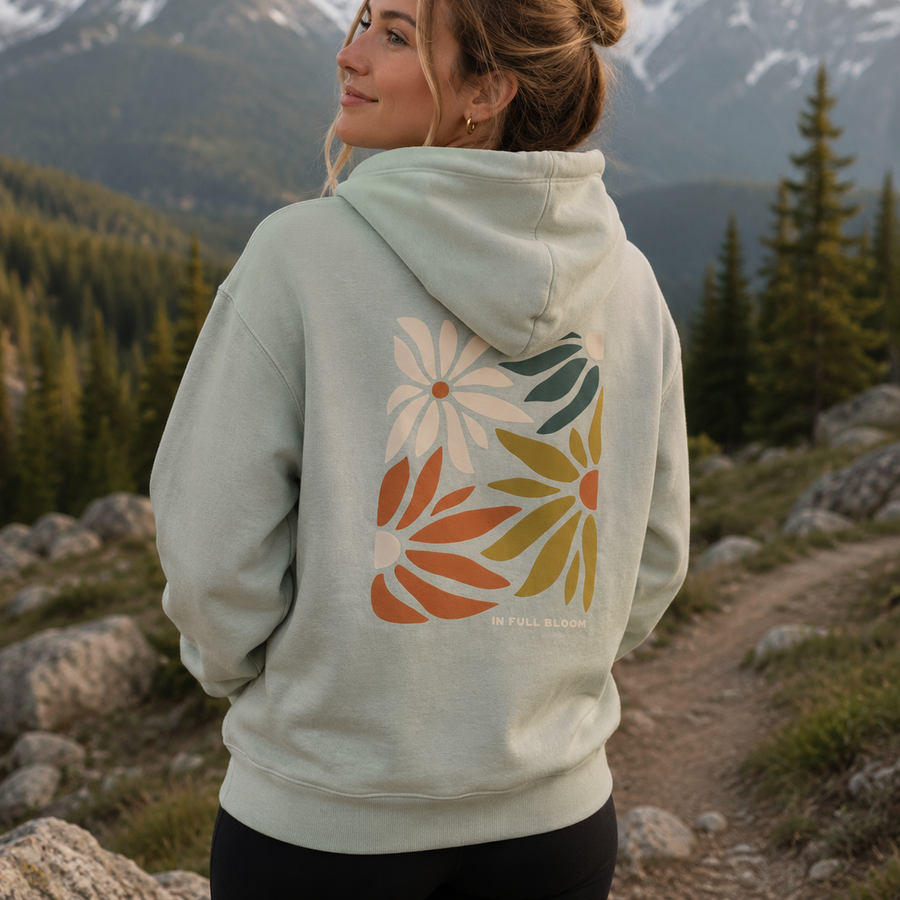 Montana Scene In Full Bloom Hoodie